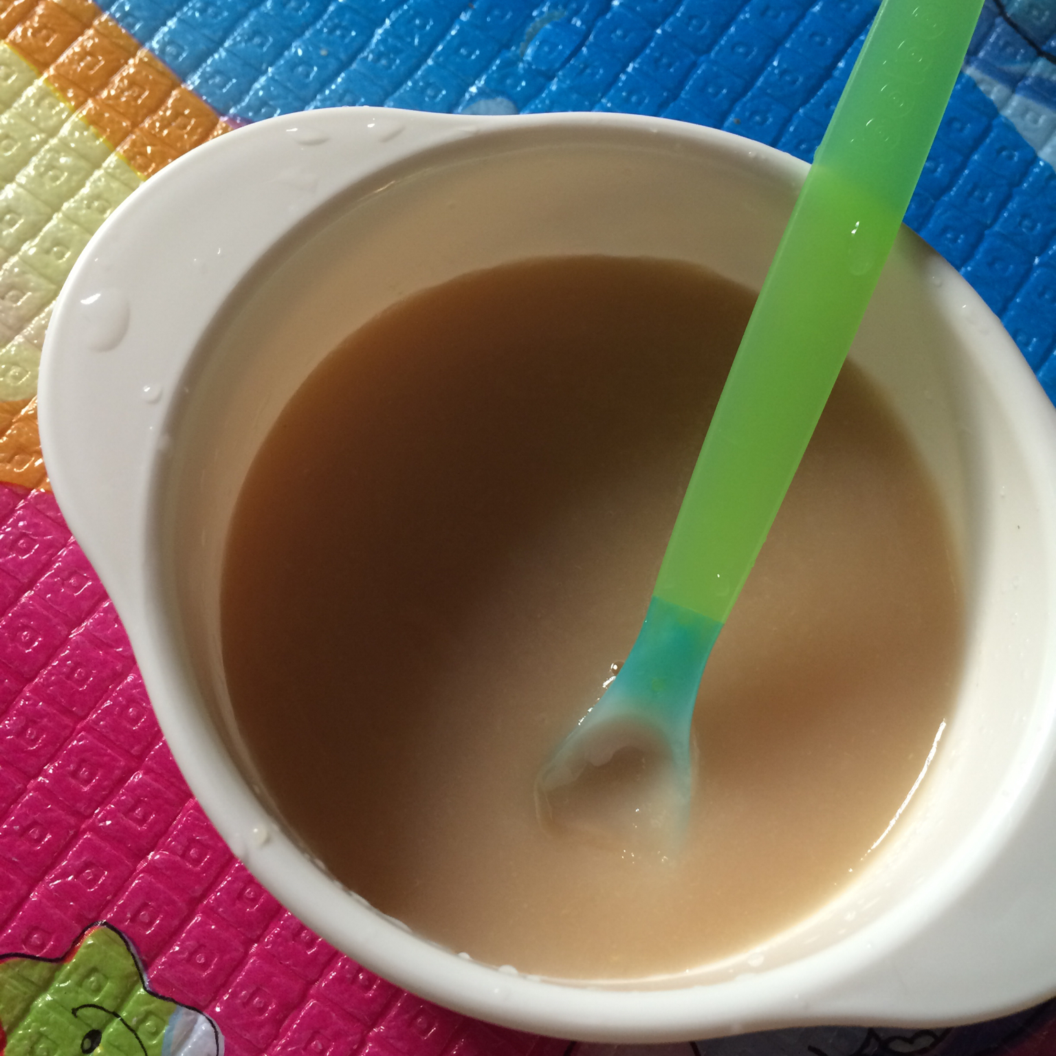 【6-7个月辅食】雪梨莲藕糊