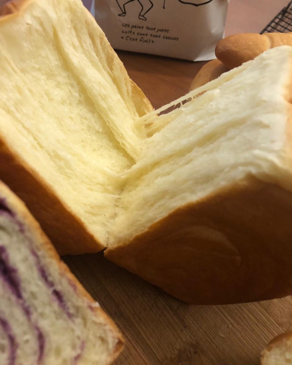 一次发酵的手撕压面吐司