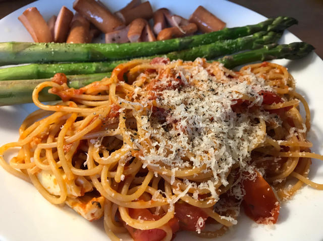 培根番茄意大利面