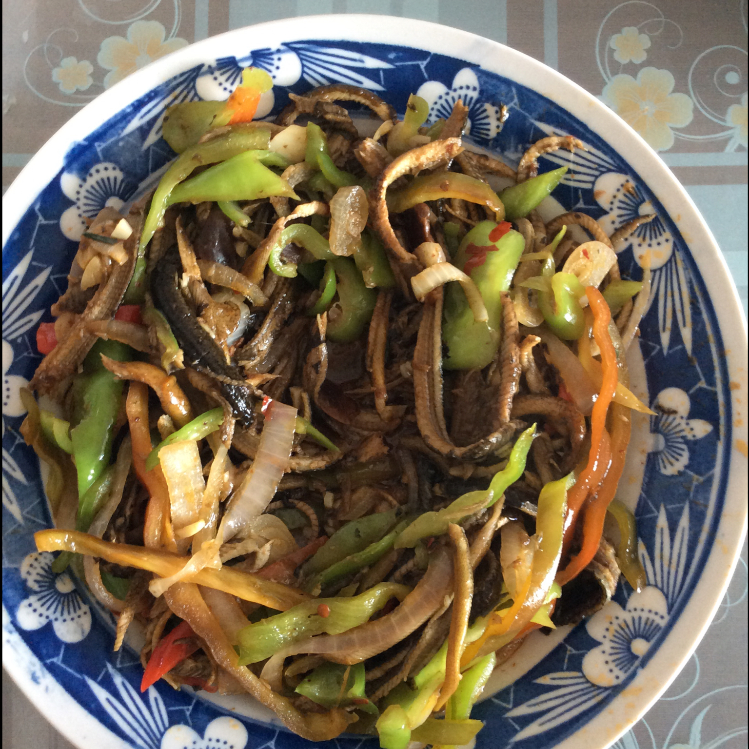 青椒炒鳝鱼（酱香）