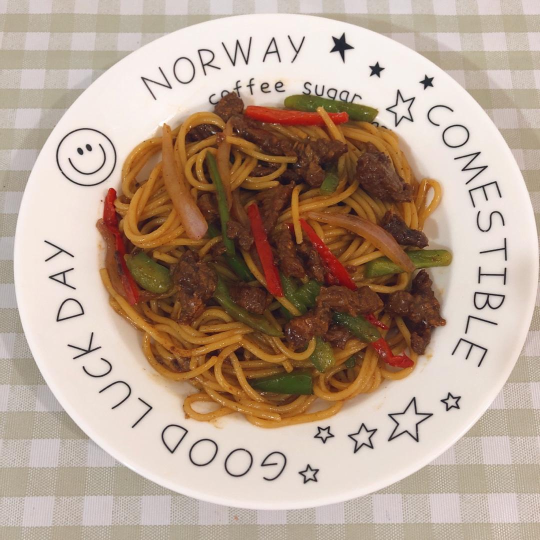 比餐厅好吃的黑椒牛柳意面🍝零失败简单教程