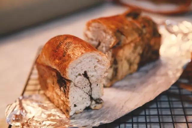 一次发酵超快手的黑芝麻核桃超软吐司