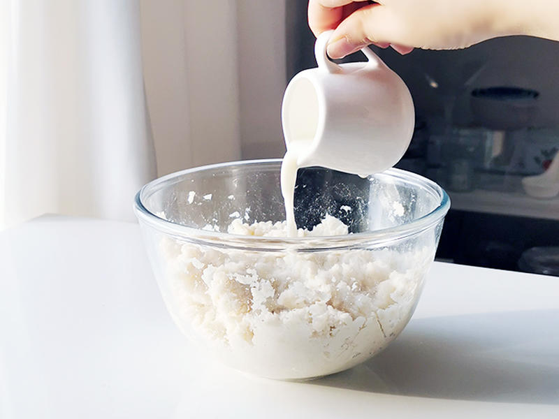 纯奶手撕吐司的做法 步骤1