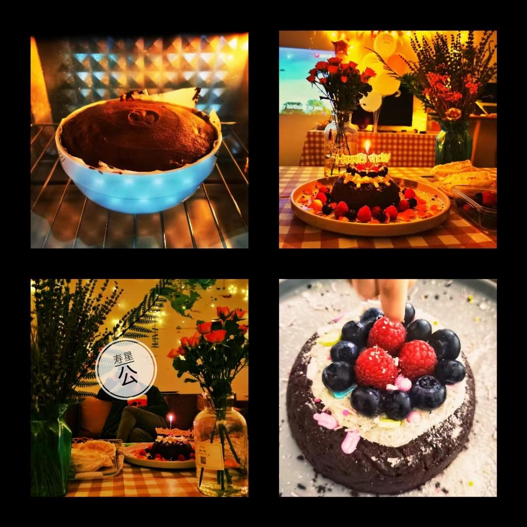 纯素可可蛋糕（无鸡蛋蛋糕，合适蛋黄过敏人士）