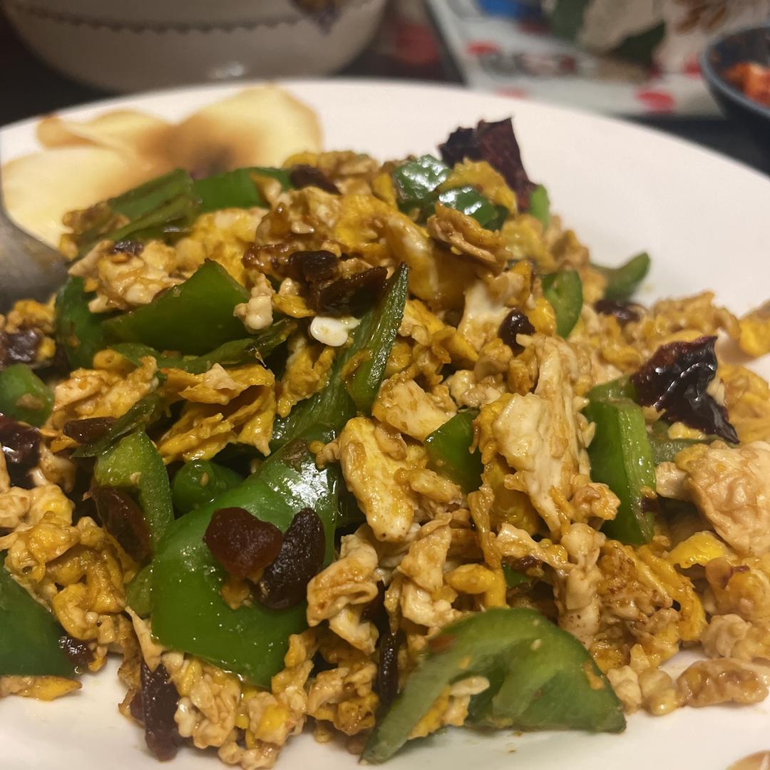 尖椒大酱炒鸡蛋（米饭杀手）