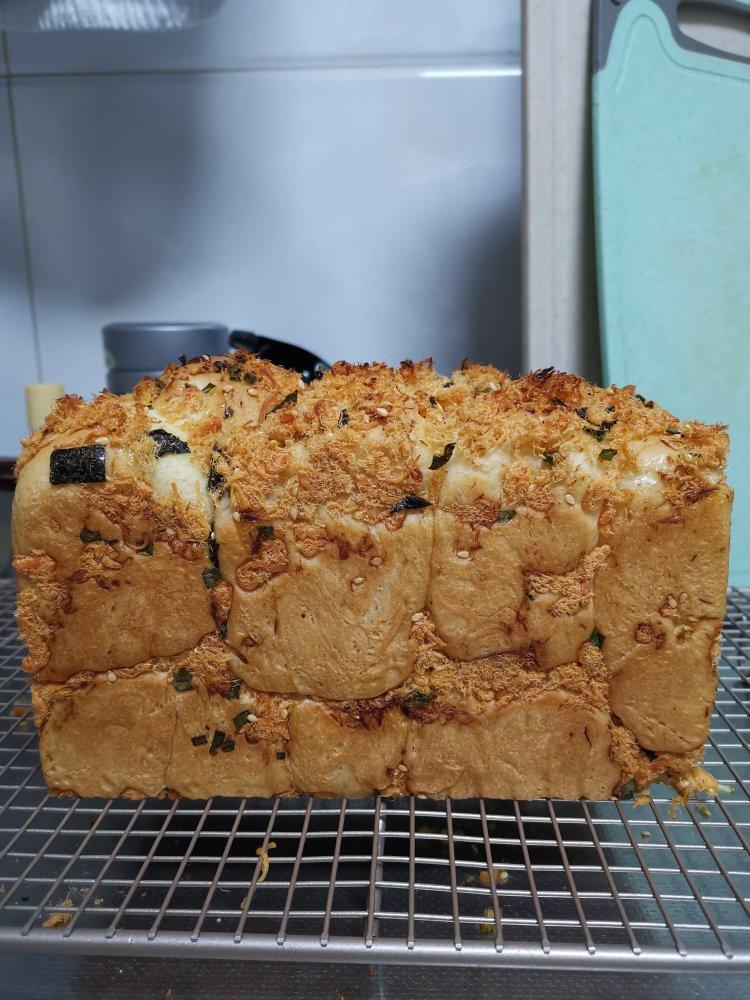 超多料的海苔肉松芝士吐司