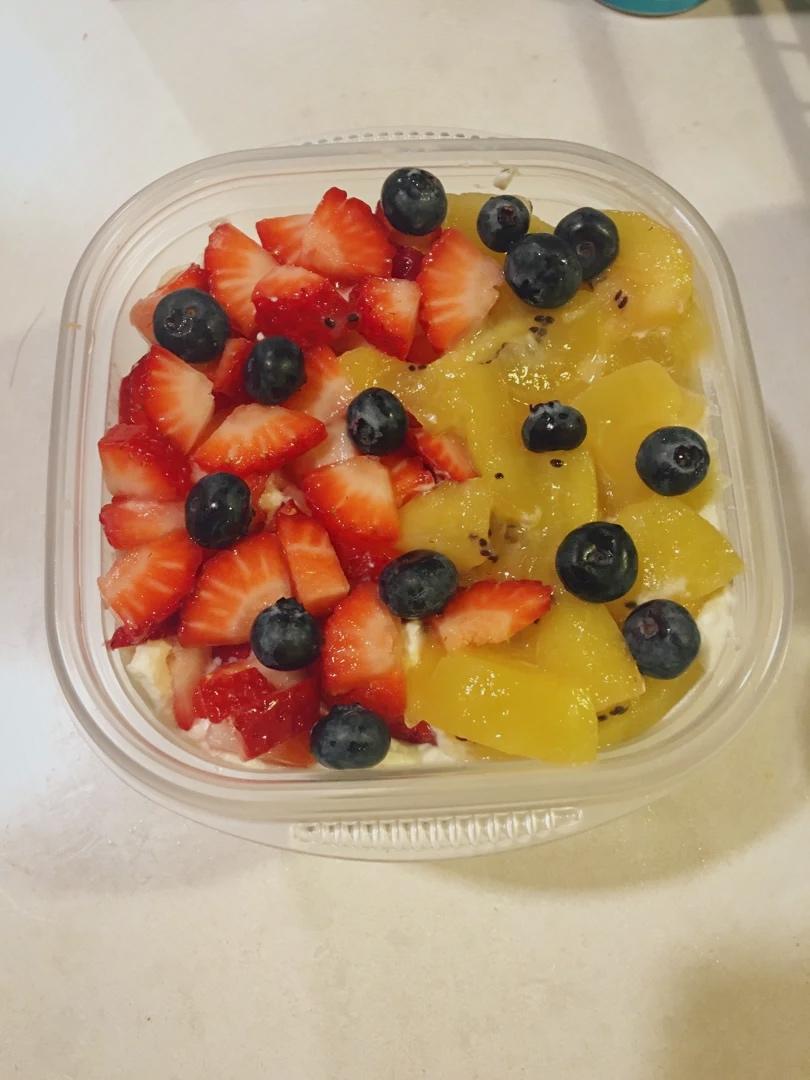 简单快手的便当饭盒水果盒子蛋糕