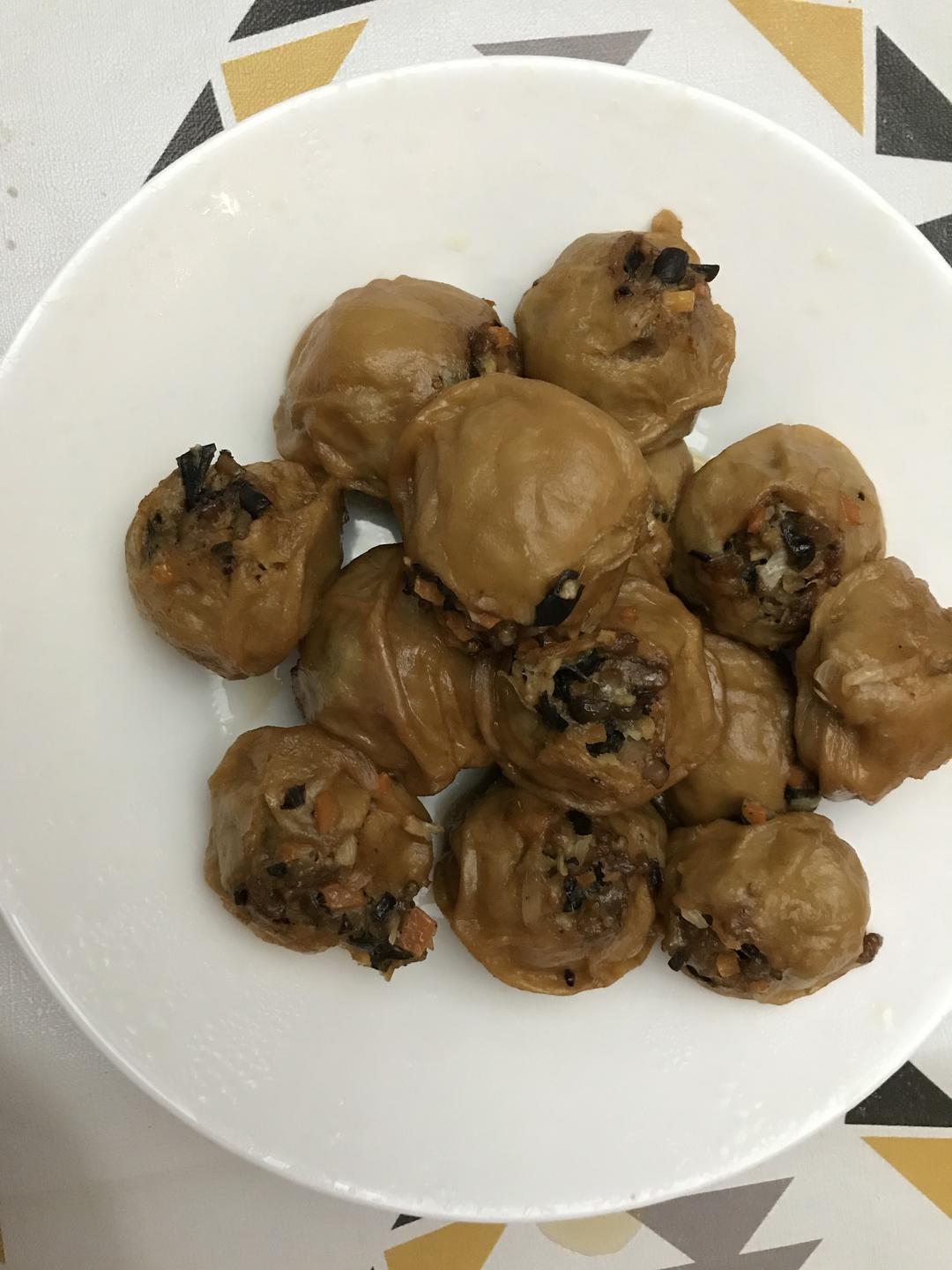 面筋肉团的做法