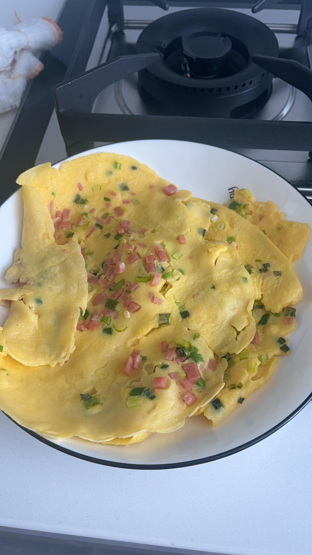 简单快手鸡蛋饼 柔软翻面不破