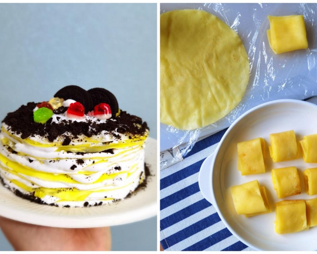 简单快手千层皮，班戟皮（电饼铛版）直接吃的卷饼皮的做法