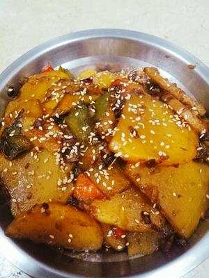 干锅土豆片（麻辣味，非油炸）的做法 步骤7