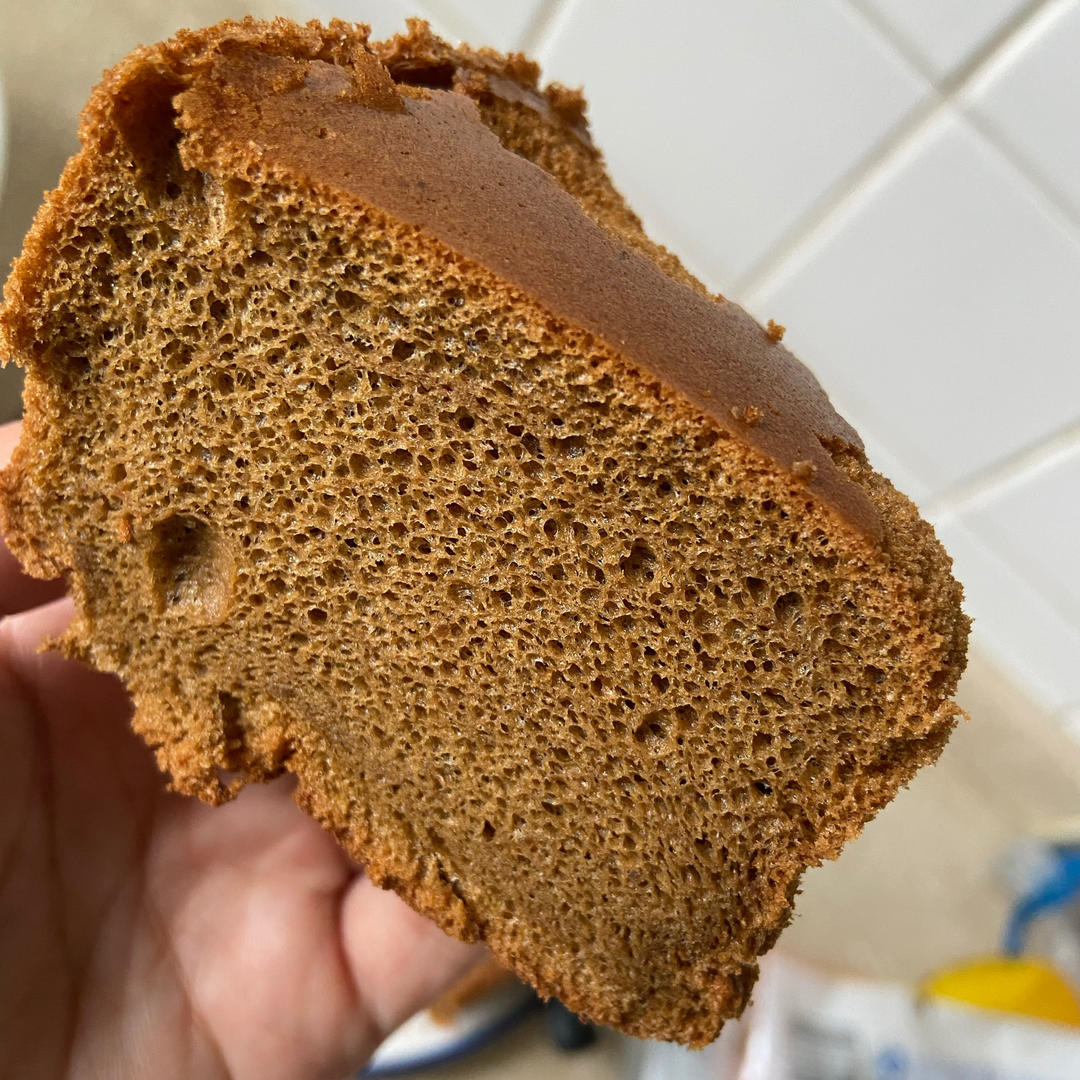 ☕️香浓咖啡戚风蛋糕｜松软细腻