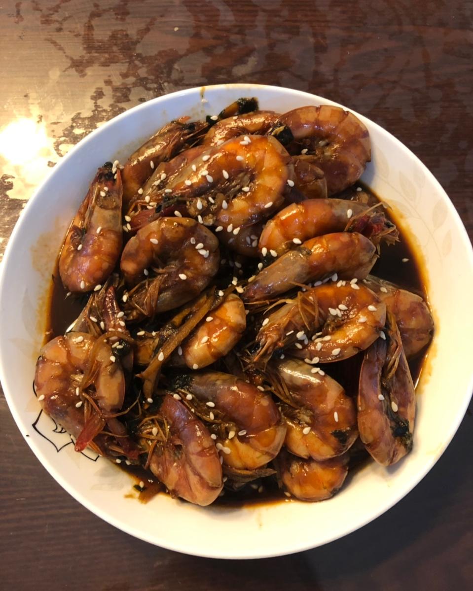 堂妈小厨——红烧大虾