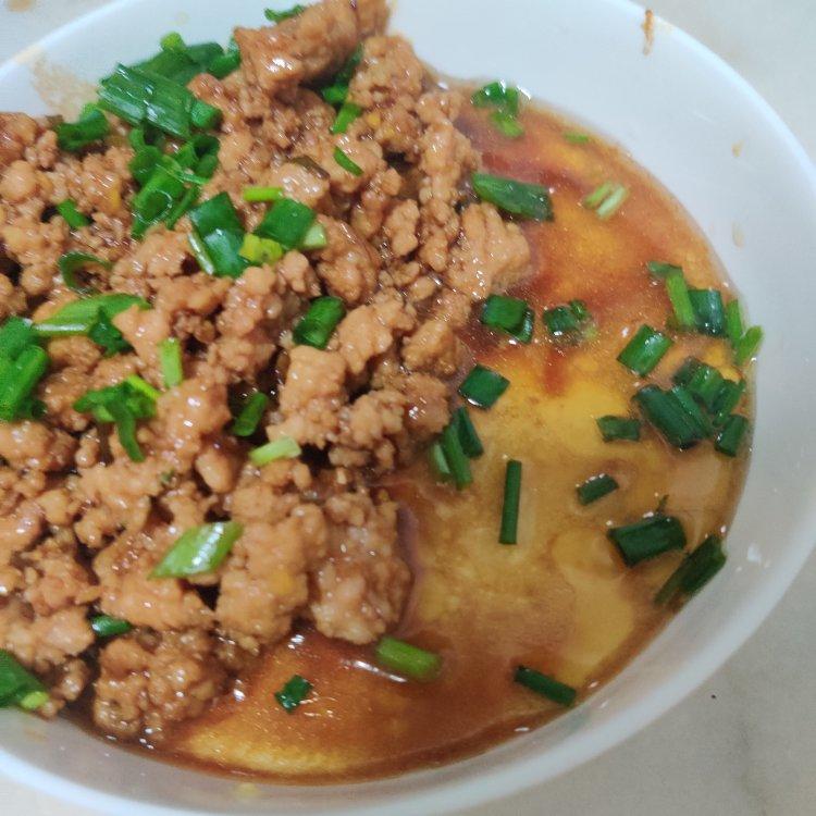 肉末豆腐蒸蛋