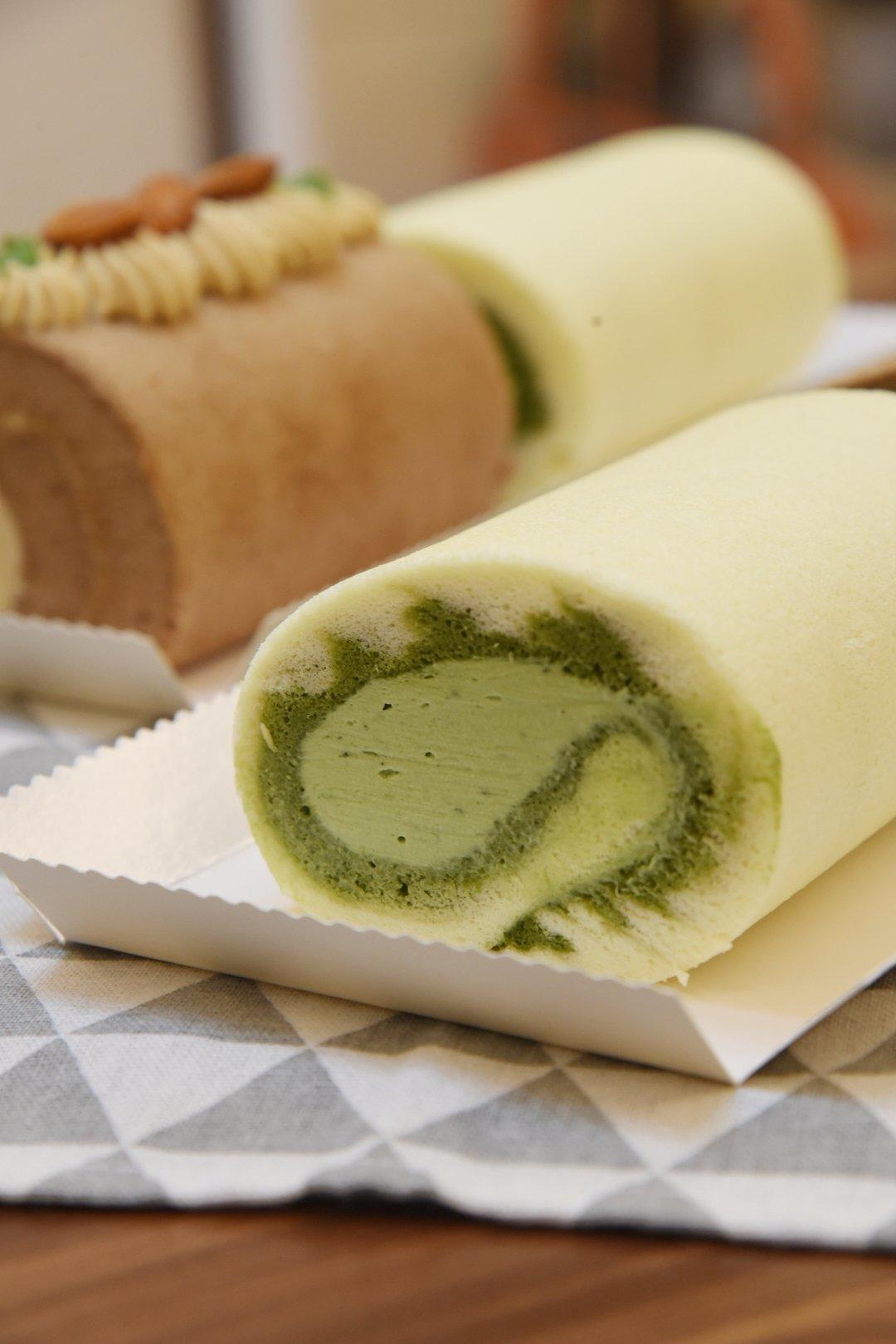 抹茶旋风蛋糕卷