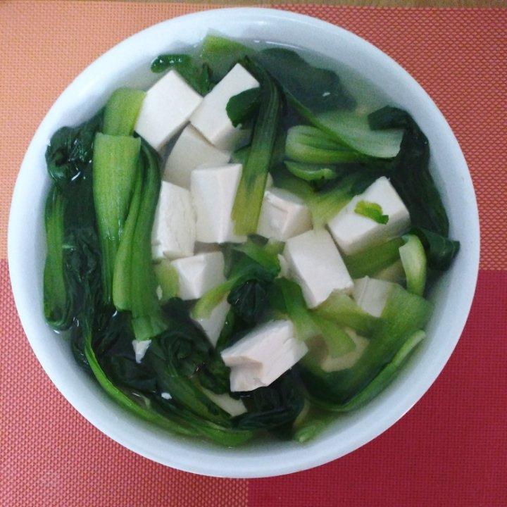 青菜豆腐汤