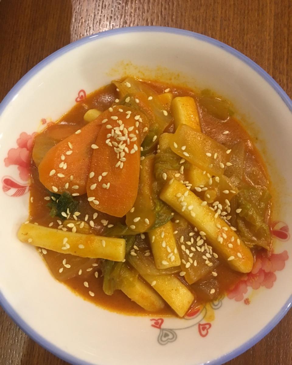 韩式辣炒年糕