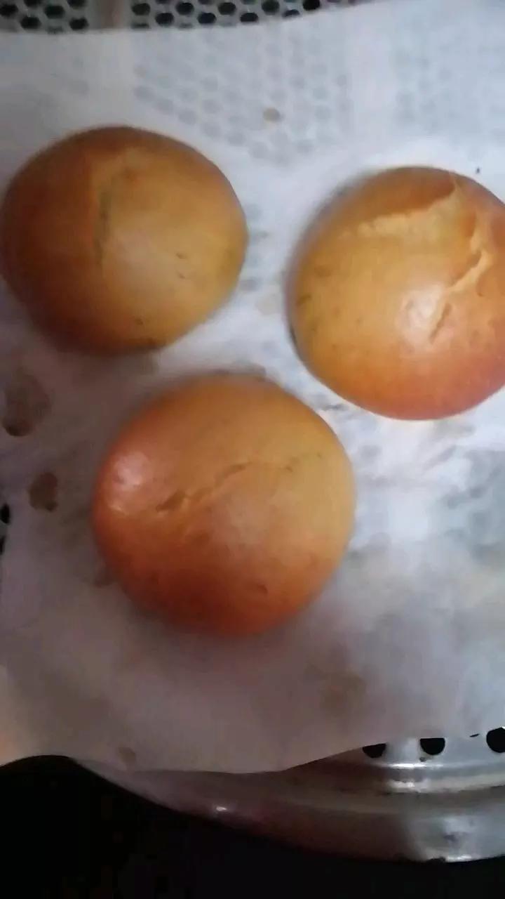 香甜美味的香蕉牛奶馒头