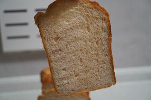 超简约全麦吐司 50%全麦 面包机吐司N多技巧的做法 步骤15
