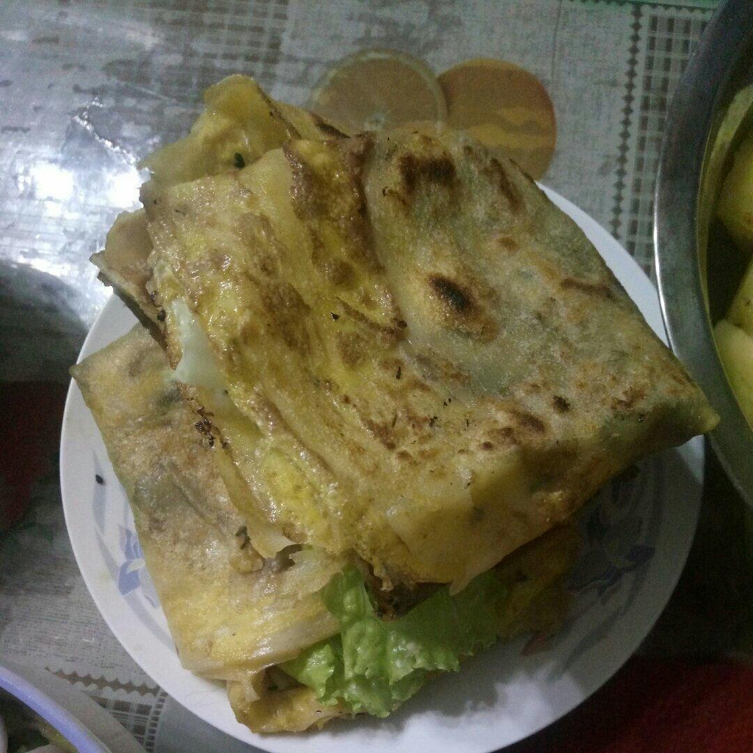 平底锅版煎饼果子