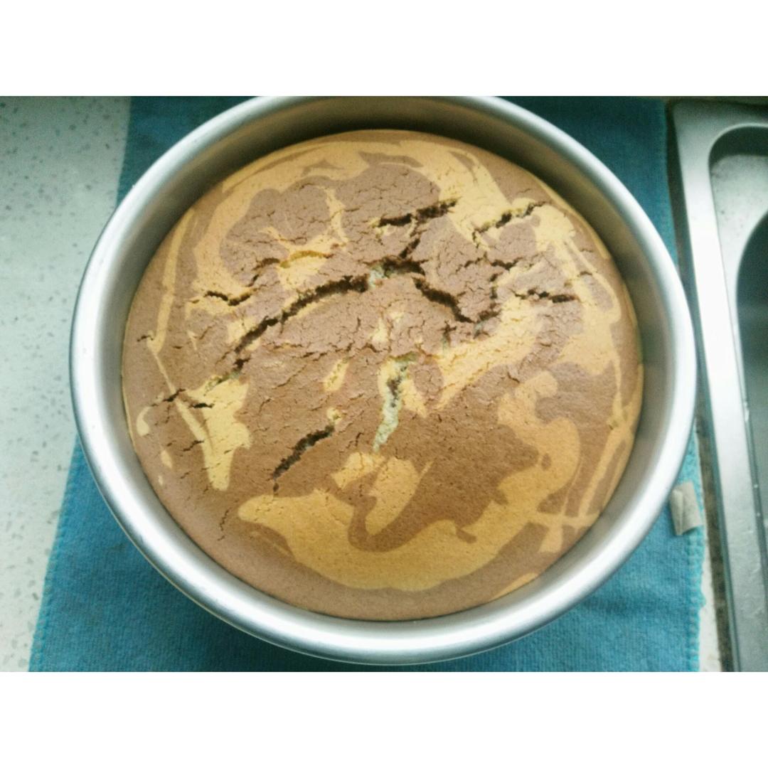 “老公”炫彩戚风蛋糕