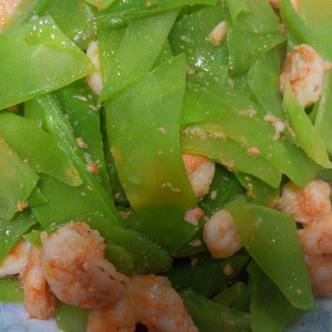 清炒芦笋虾仁