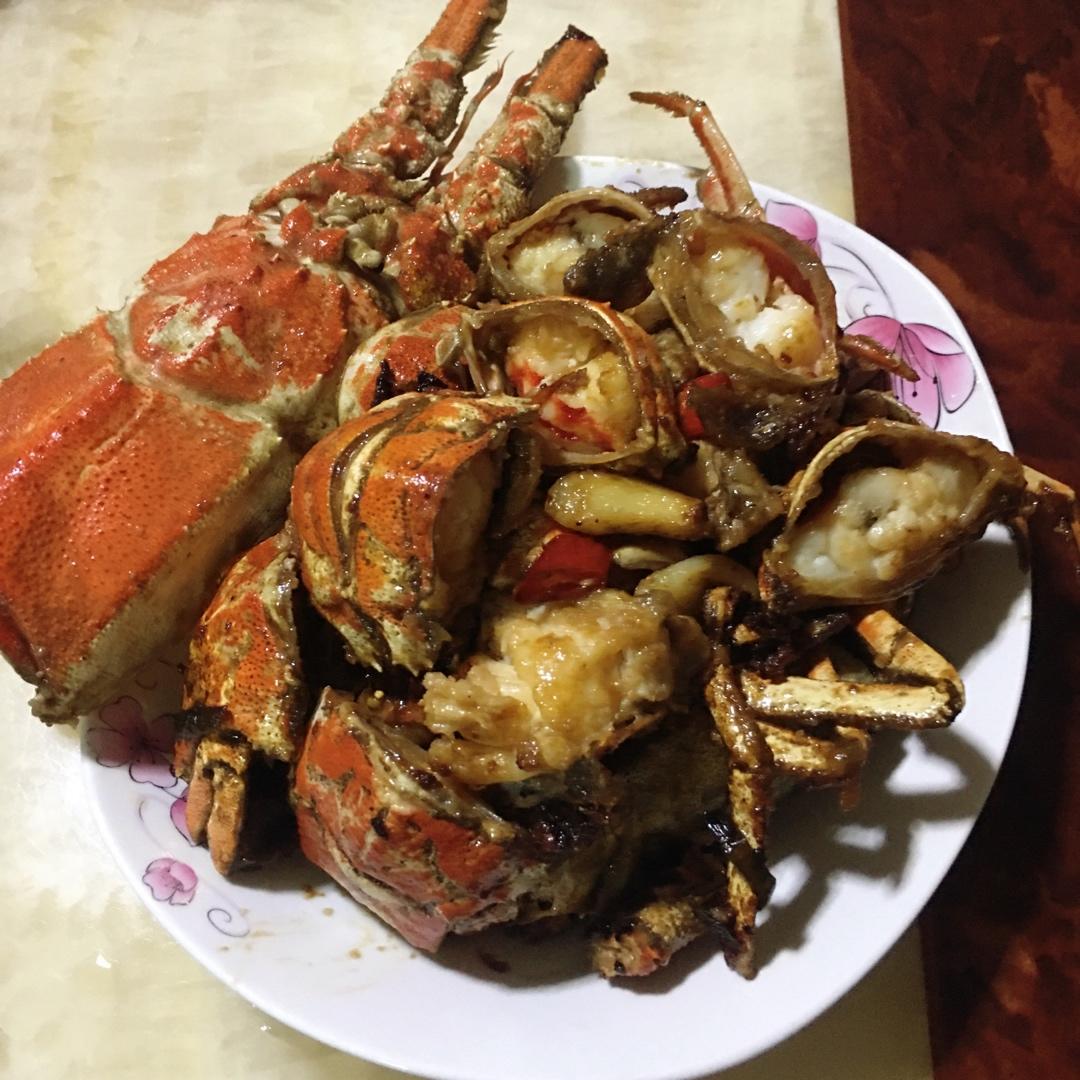 美味炒螃蟹（蒜香味）