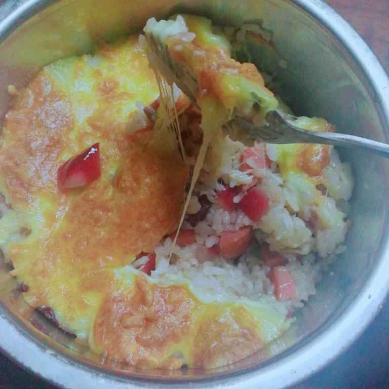 番茄培根芝士焗饭