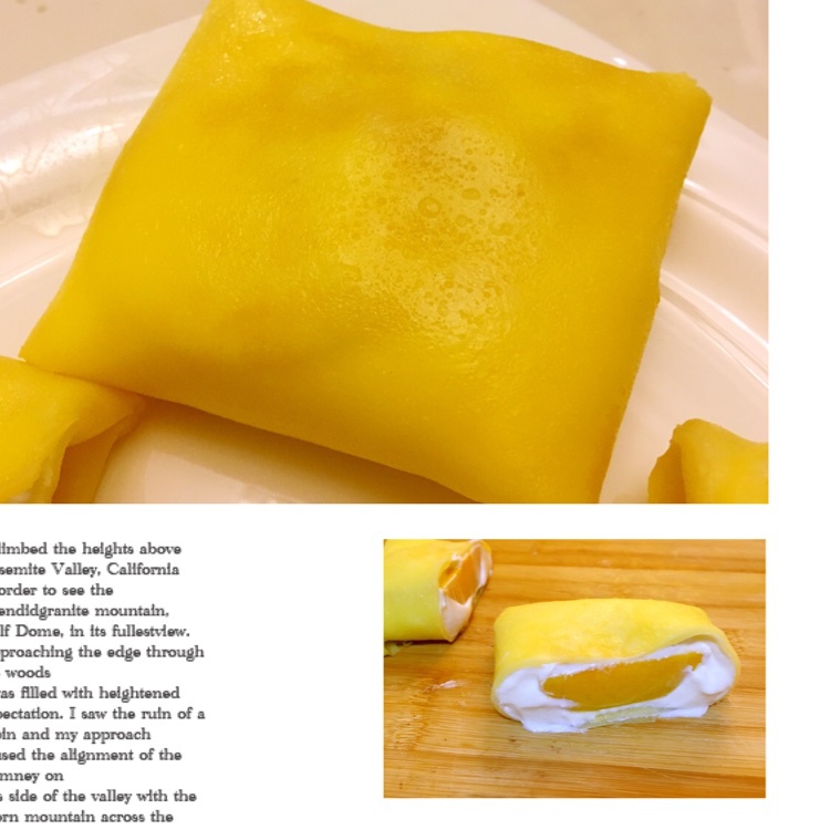 《Tinrry下午茶》教你做芒果班戟和芒果千层饼