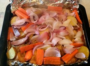 烤鸡胸肉&时令蔬菜的做法 步骤15