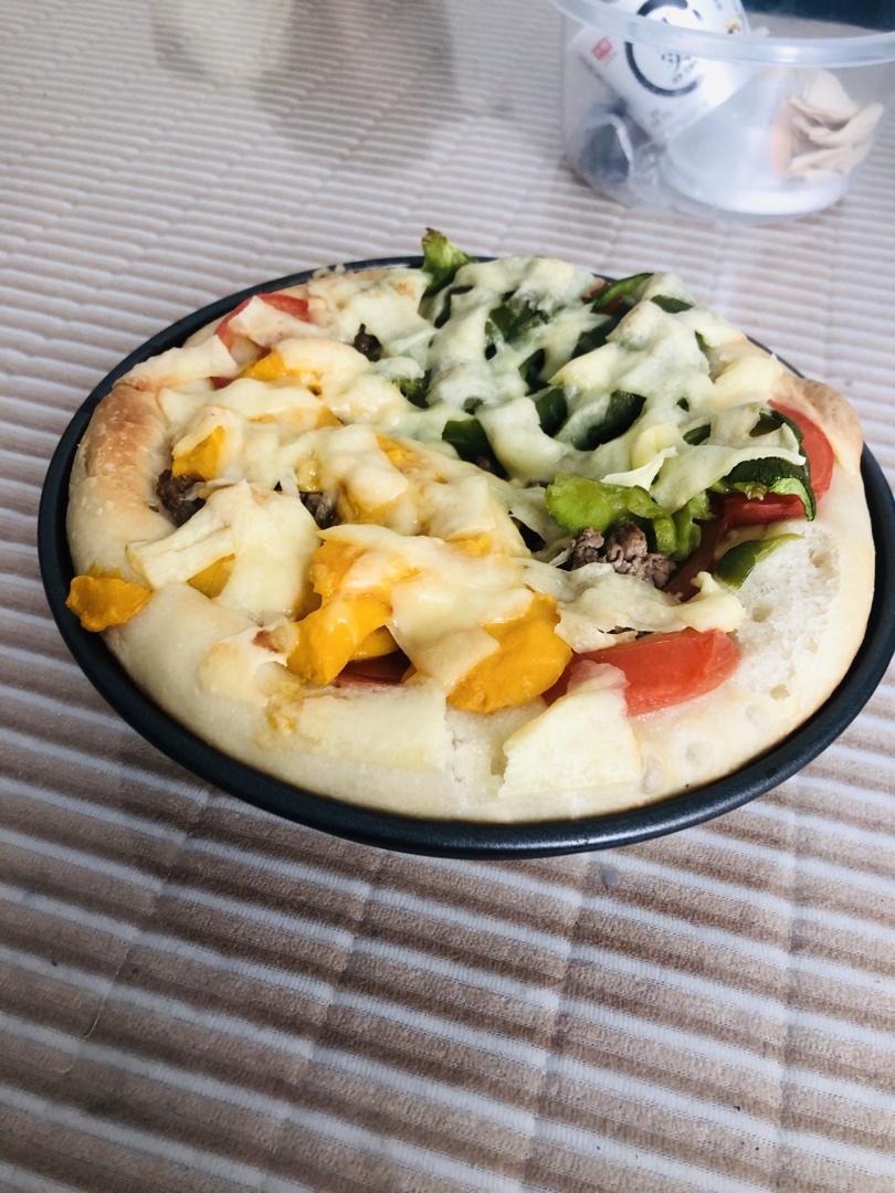 零失败快速健康-西红柿青椒奶酪披萨