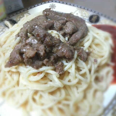 黑椒牛肉意面