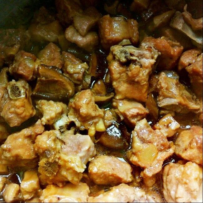 高压锅香菇焗排骨