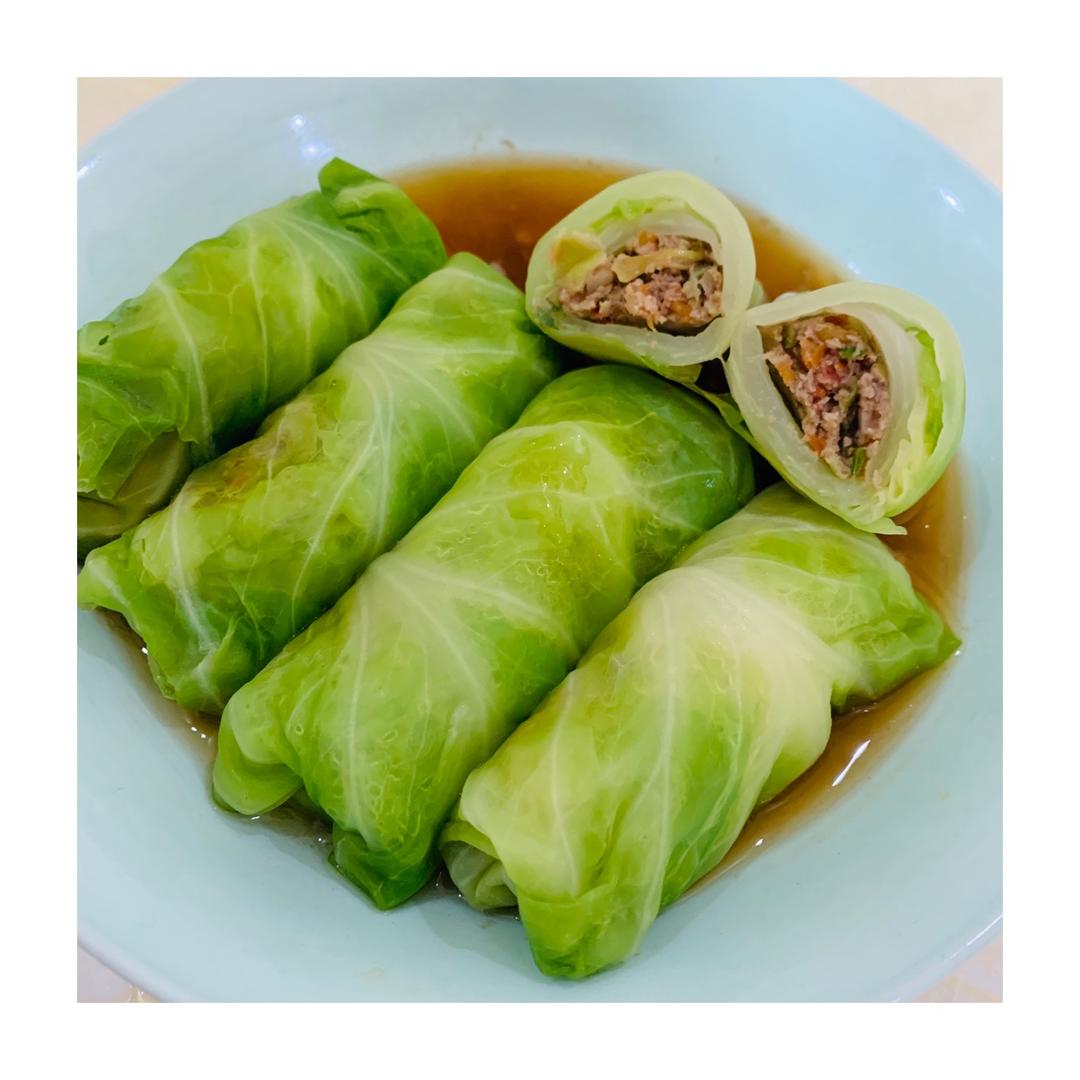 日式卷心菜包肉
