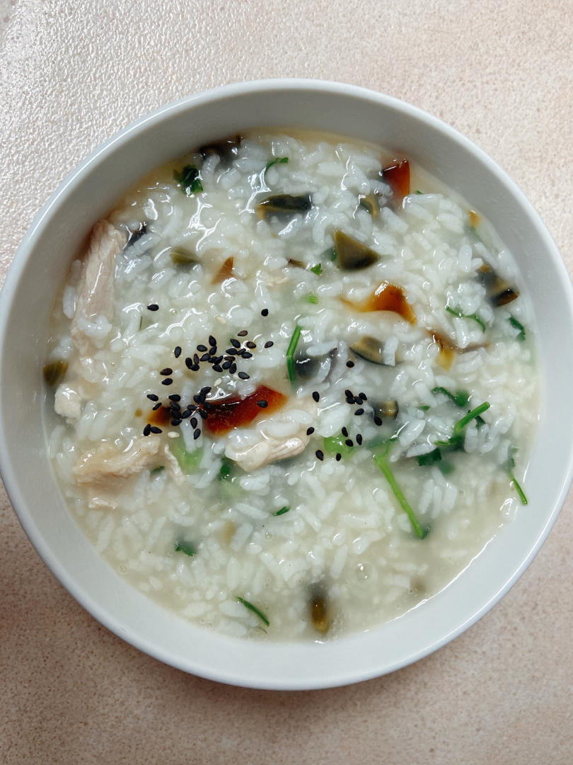 十五分钟快手之香滑皮蛋瘦肉粥(附五分钟电饭煲电压力锅更快捷方法)