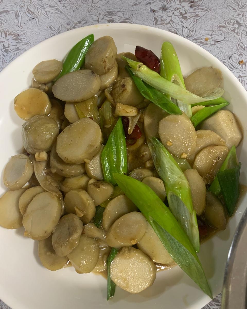 素炒芋头片