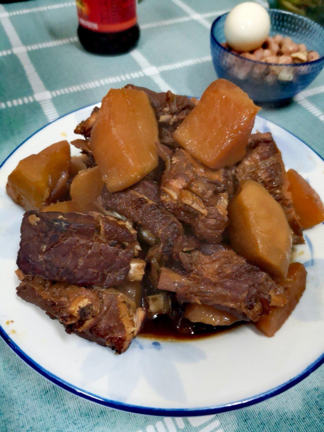 萝卜红烧排骨