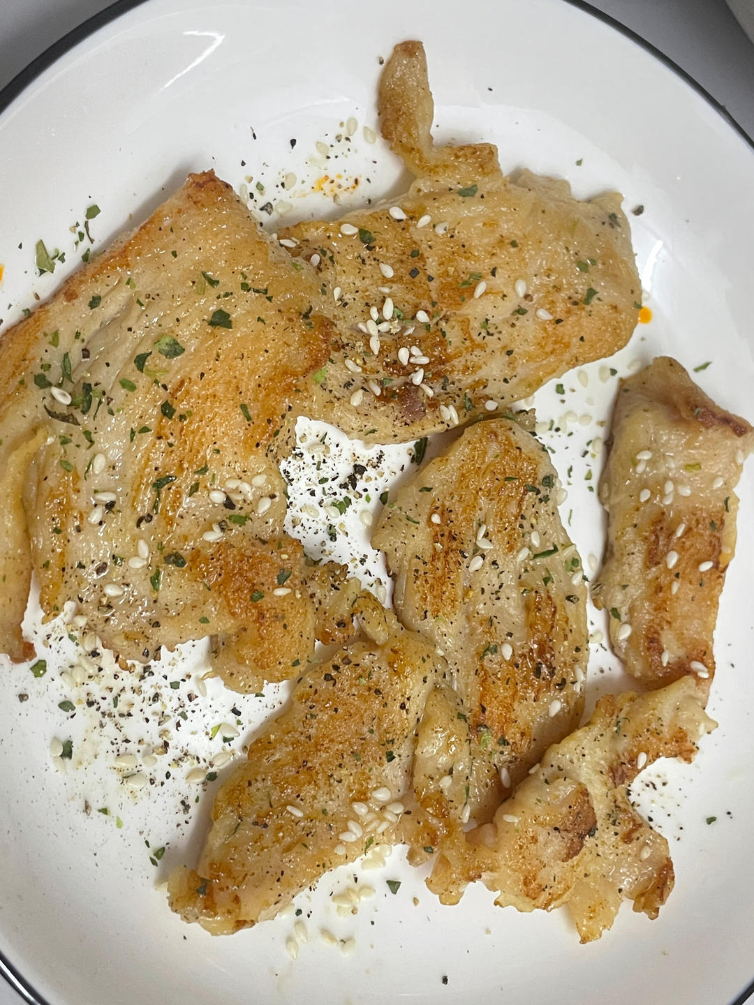 嫩如豆腐的煎鸡胸肉
