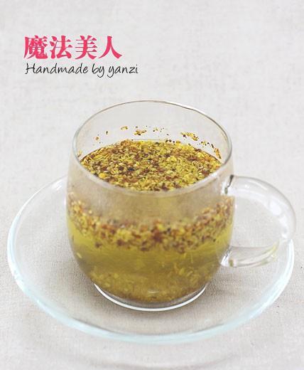 冰糖桂花茶的做法