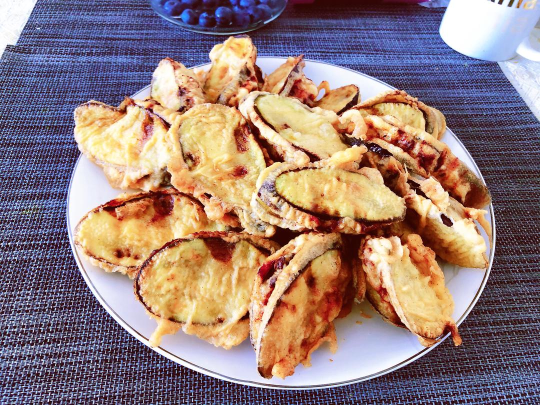 外酥里嫩～炸茄盒的做法