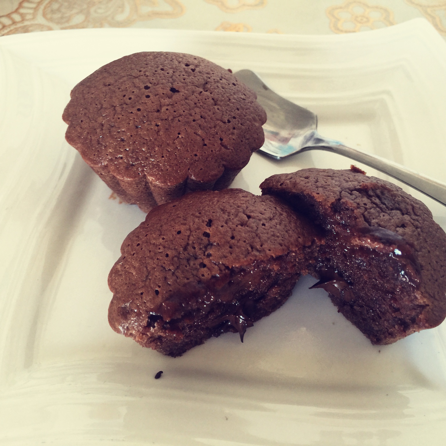 莫尼卡美食厨房：爆浆巧克力蛋糕