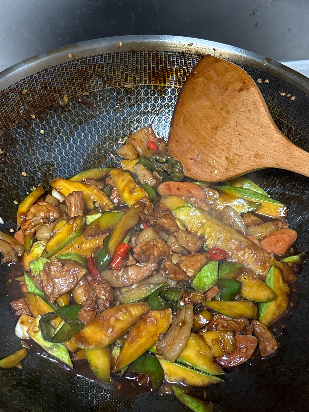 西葫芦炒肉