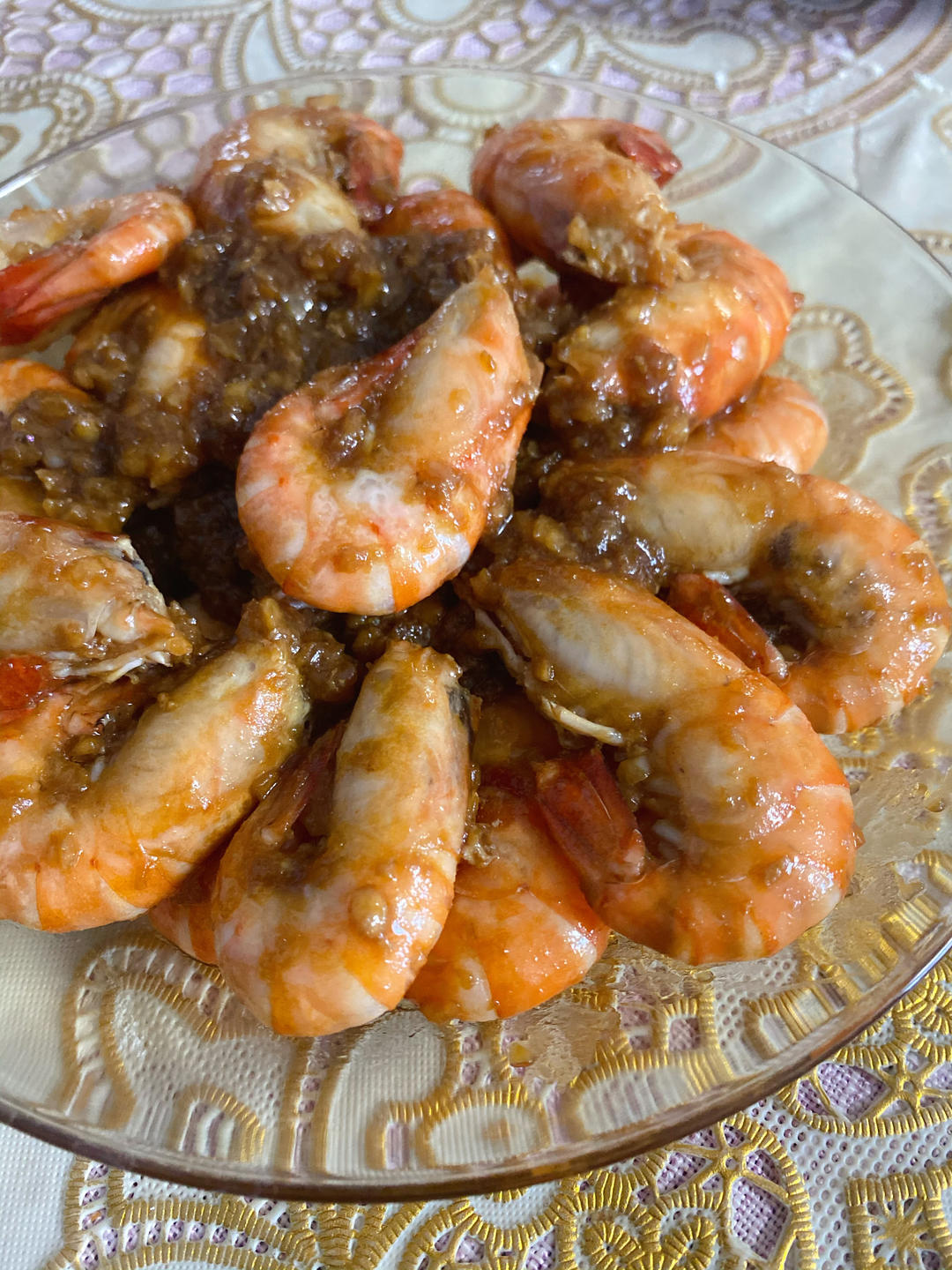 黄油蒜蓉罗氏虾