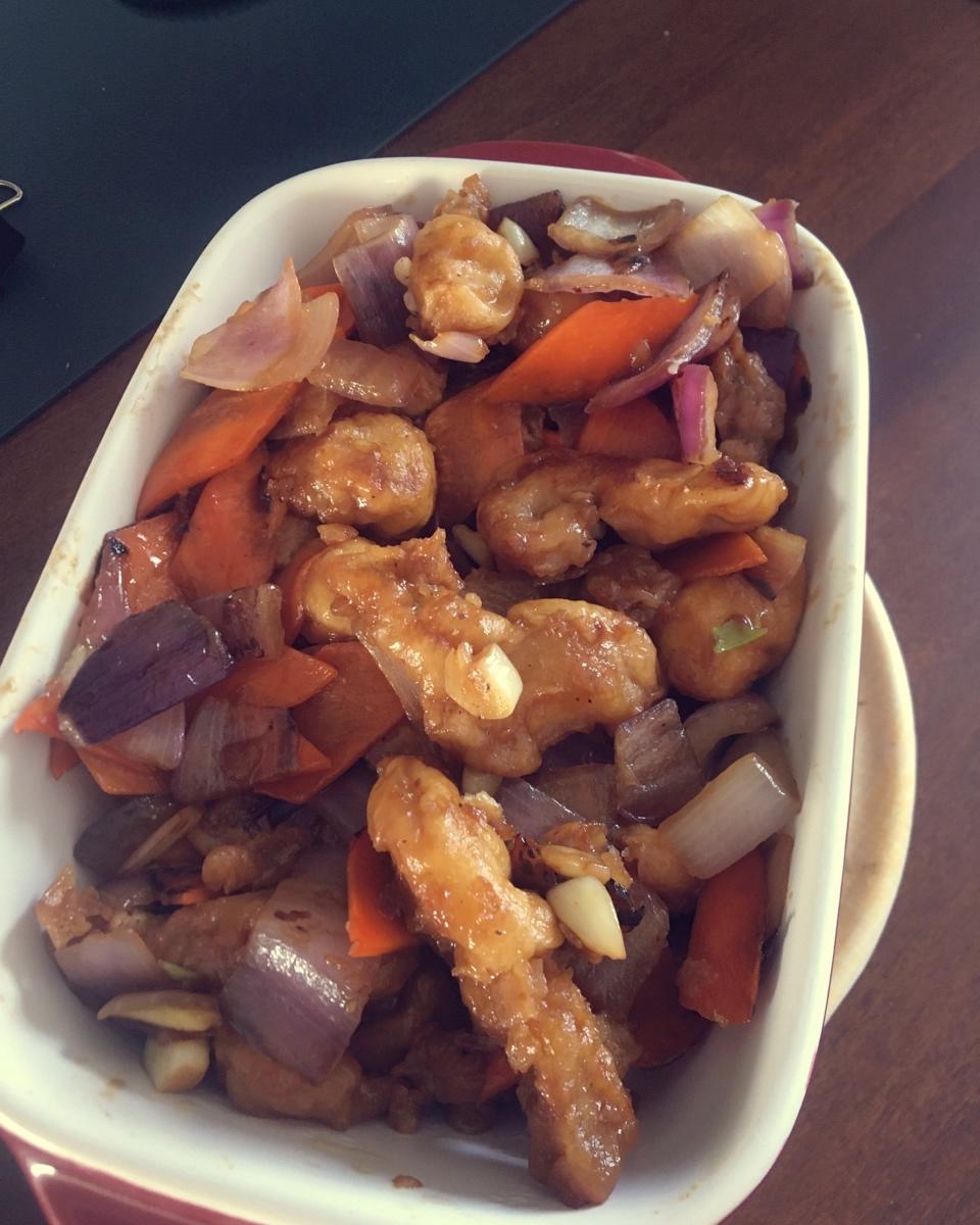 溜肉段烧茄子（东北硬菜呀哈哈）