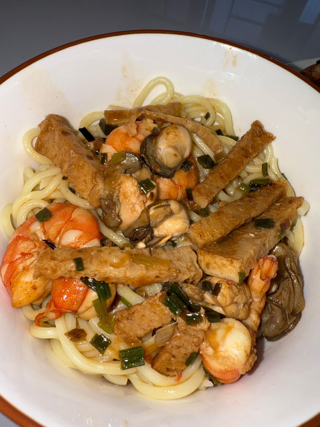 潮汕海鲜捞面🍜在家复刻啦