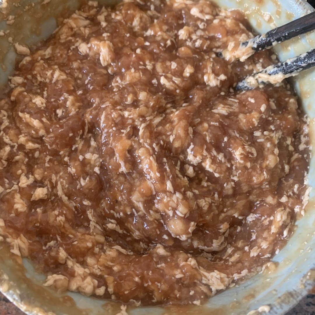 满满汁水的肉馅