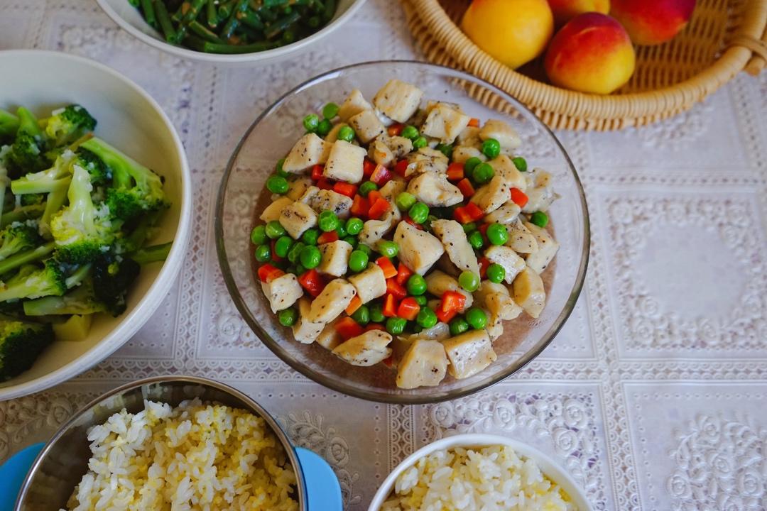 黑椒鸡丁时蔬 无油 低卡 减脂 鸡胸肉也可以好好吃