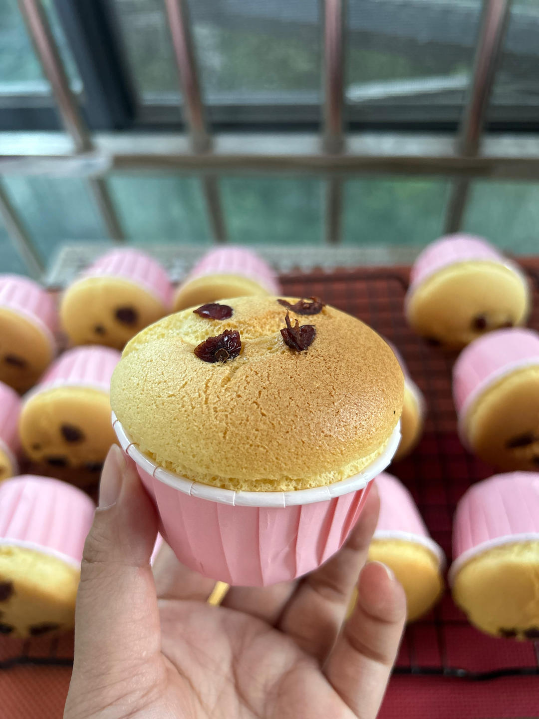 纸杯蛋糕 8寸戚风蛋糕的量