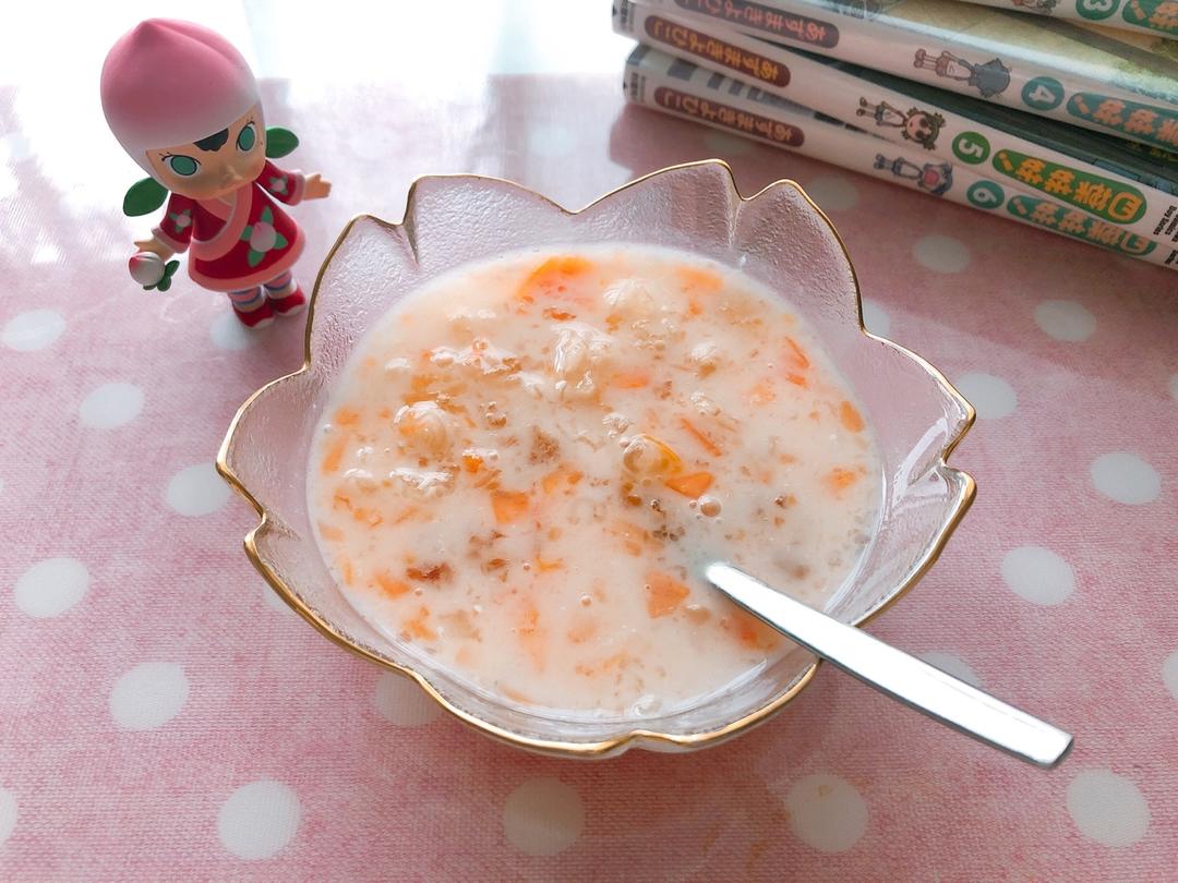 *夏季消暑甜品*椰汁木瓜桃胶银耳羹~