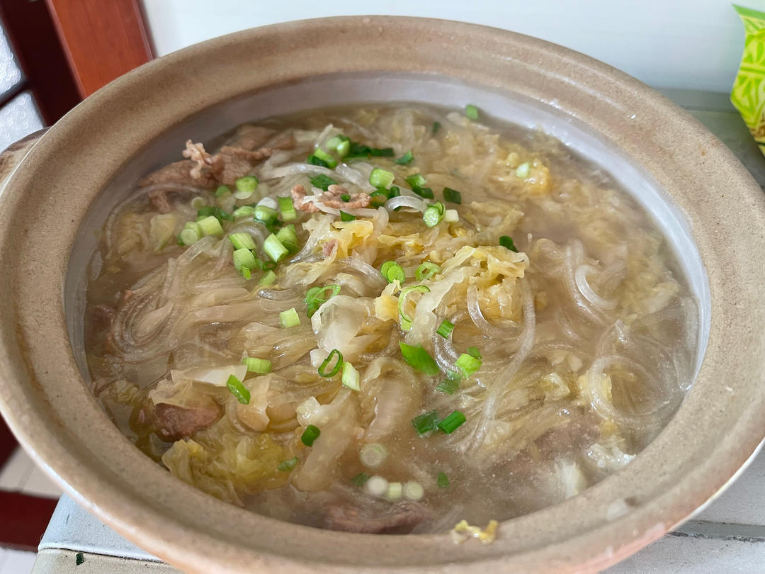 巨简单、超下饭！酸菜白肉炖粉条